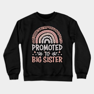 Promoted to Big Sister I am Going to be a Big Sister 2022 Crewneck Sweatshirt